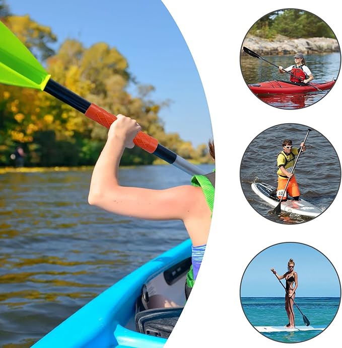 2-Pack Kayak Paddle Grips No Slip Oar Grip for Take-Apart Paddles, Blister Prevention Kayaking Accessories (Diameter of 30mm/1.18 inches)