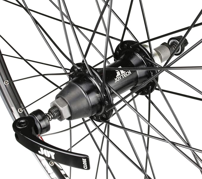 CyclingDeal MTB Bicycle Double Wall Rims 26" Wheelset - Front & Rear Mountain Bike Wheels - Compatible with Shimano MF-TZ500 Freewheel