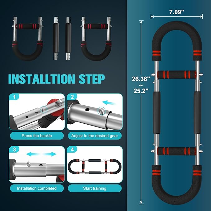 Relife Twister Arm Trainer,40-130lbs Arm Trainer for Forearms & Chest Muscle Training Workout,Adjustable Spring Resistance Chest Exercise, Portable Home Gym Strength Equipment for Men & Women
