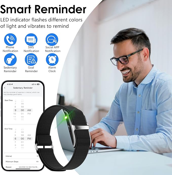 Smart Health Wristband, Wearable Activity & Fitness Tracker 24/7 Heart Rate Blood Oxygen Blood Pressure Temp Monitor Sleep Calorie Tracker 50+ Sport Modes Waterproof Health Tracker for Women Men