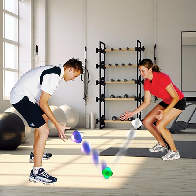Agile Reaction Training Ball Set, 6 Colors Online/Offline Mode Speed Agile Reaction Ball Equipment Quick Response Training Ball Reflex Ball Tools for Enhancing Speed and Agility