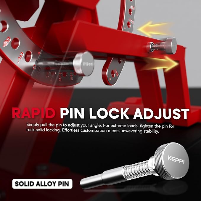 KeppiFitness Weight Bench - 1500LBS Capacity Workout Bench, 17” Bench Press Height, 11+8 Adjustable Weight Bench with Flat/Incline/Decline Angle and Vertical Storage - Bench6000 Series