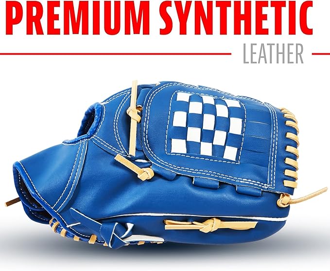 KRTOYUST® | Baseball Glove | Performance Composite Leather Baseball Mitts for Adult Youth | Baseball Softball Outfield Infield Mitts