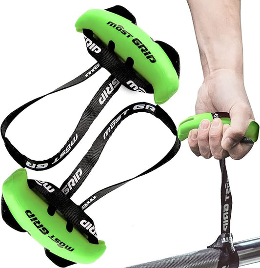 MOST Neutral Grip Pull Up Handles for Home Gym Workout, Ergonomic Pull Up Grips with Non-Slip for T-bar Row