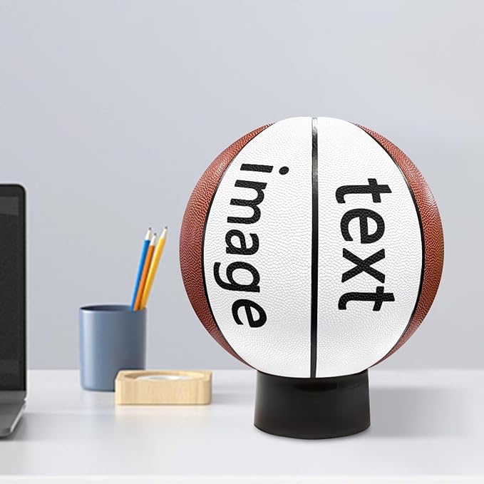 Personalized Basketball Leather Basketball Custom Basketball with Your Personalized Pictures Text Sports Equipment