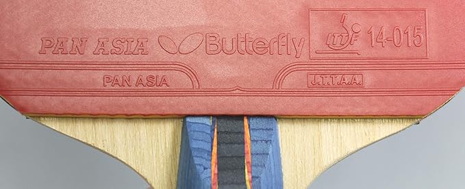 Butterfly Nakama Shakehand Ping Pong Paddle - Recommended for Beginner & Intermediate Level Players - Includes Two Free 40+ Balls - International Table Tennis Federation Approved
