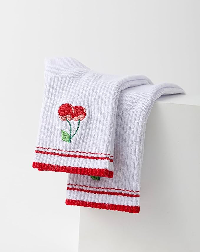Yawlsow Pilates Grip Socks for Women Yoga Grippy Socks Cute Barre Non Skid Athletic Crew Sticky Sock Workout Hospital