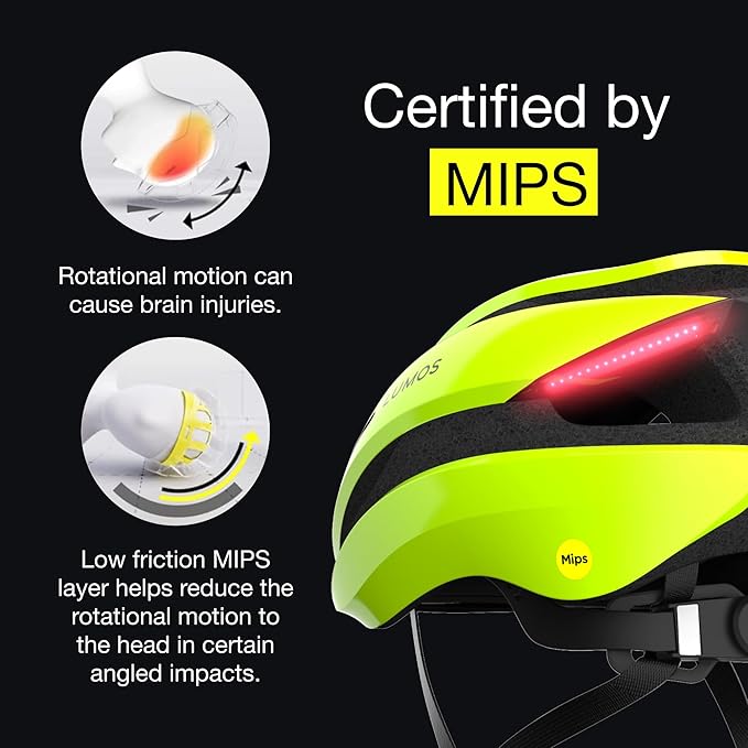 Lumos Ultra Smart Bike Helmet | Customizable Front and Back LED Lights with Turn Signals | Road Bicycle Helmets for Adults: Men, Women