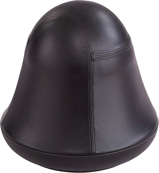 Safco Runtz Swivel Ball Chair for Kids, Anti-Burst, Exercise Ball Chair, 360° Rotation, Supports Movement, Better Posture and Balance, Black