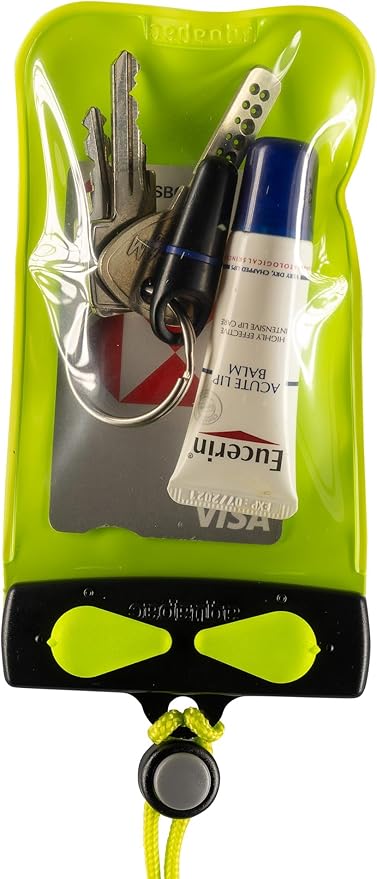 Aquapac KEYMASTER Lime Green – Protect and Carry Keys, Cards and Small Valuables up to 10m or 30 feet