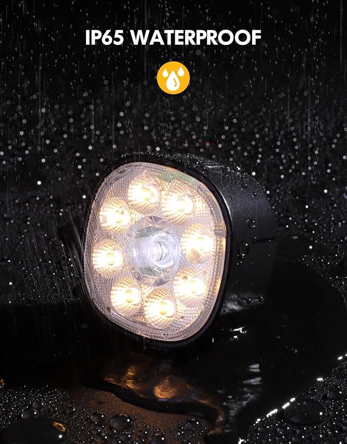 Bike Lights [8+7 Modes], USB Rechargeable Bike Lights Front and Back, Ultra Bright with Spotlight & Floodlight, IP65 Waterproof Bicycle Lights for Road Mountain Day/Night Cycling Safety