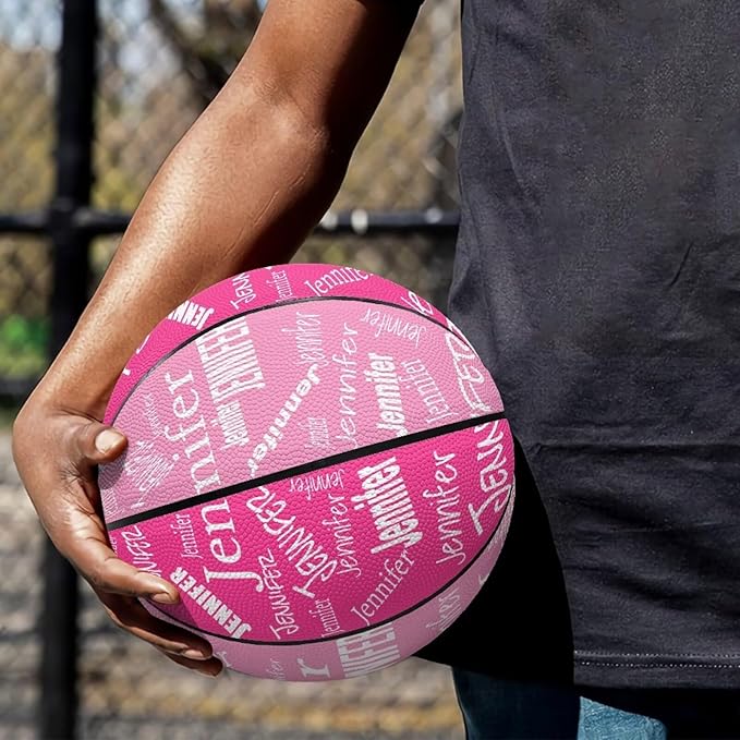 Personalized Basketball Leather Basketball Custom Basketball with Your Personalized Pictures Text Sports Equipment