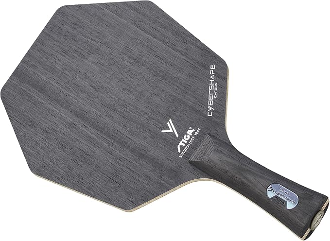 Stiga Cybershape Carbon CWT Table Tennis Blade with Custom Weight Technology I Superior Control, Enhanced Grip for Offensive Play