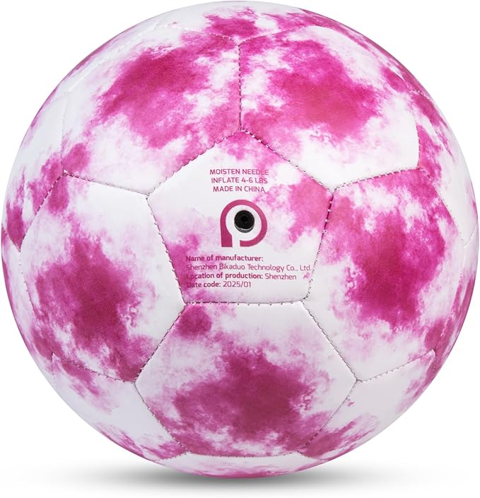 Size 4 Soccer Ball, Kids Soccer Balls for Girls Boys Youth Children Training Backyard School Indoor Outdoor Ball with Pump Gift