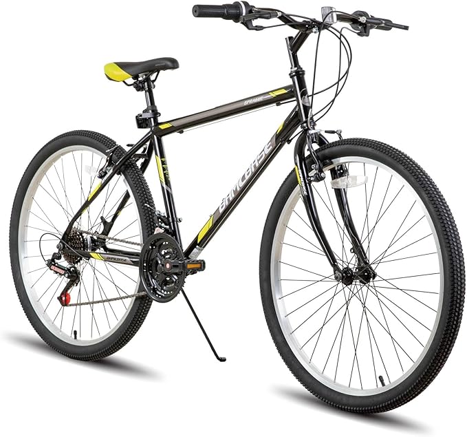 HH HILAND 24 26 inch Mountain Bike for Men Women, 21 Speeds High-Carbon Steel Frame, Sport Cycling MTB Bicycle for Adult