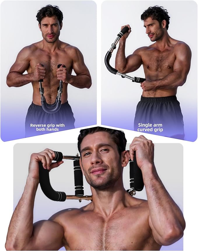 Twister Arm Trainer for Men, Adjustable Chest Workout Equipment, Mr Sculpt Gorilla Bar, Flexbar Arm & Forearm Strength Trainer for Home Gym Muscle Building