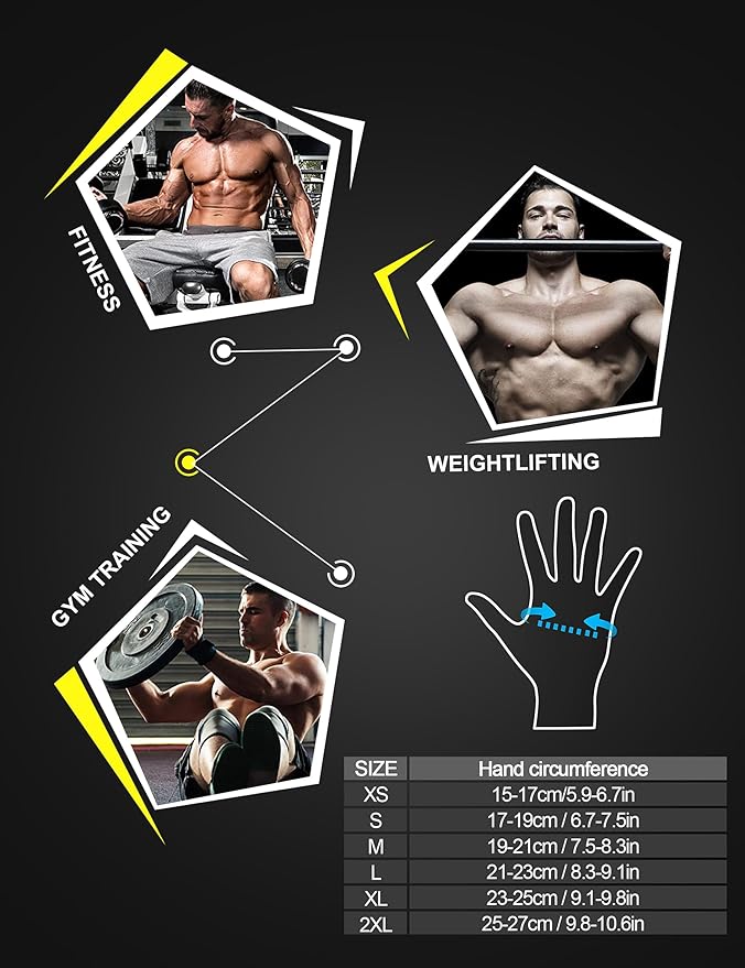 KUTOOK Weight Lifting Gloves for Women Gym Workout Gloves with Palm Protection & Extra Grip Breathable Exercise Gloves for Men Fitness