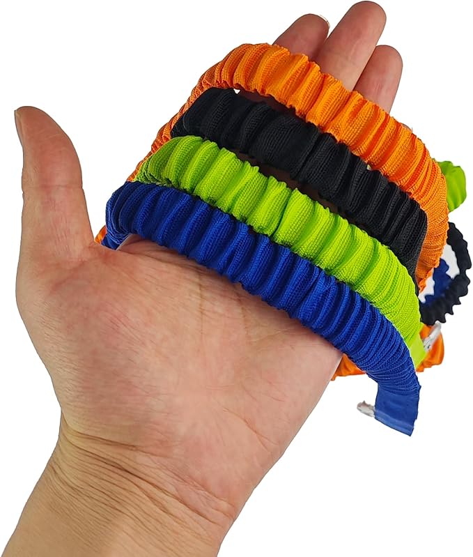 Kayak Paddle Leash Kayak Rod Leash Stretchable Coiled Lanyard Leash for Kayak and Paddles, Fishing Poles Rods