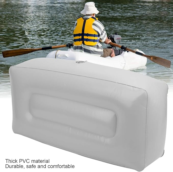 Inflatable Boat Seat Cushion for Kayak Fishing Boat, Soft PVC Moistureproof Outdoor Gear Cushion Accessory