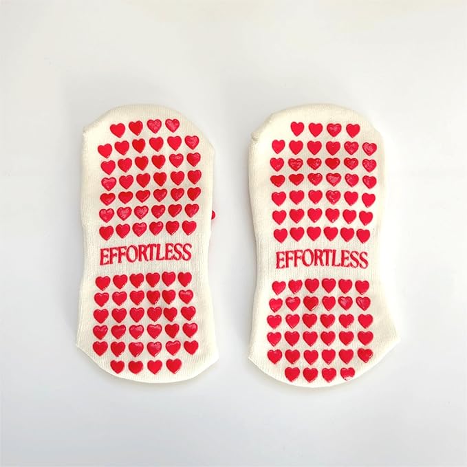 Crew Half Calf Grip Socks, Cutest Fruits Pilates Socks, Ruffle socks, Non-Slip, Barre Yoga Fitness