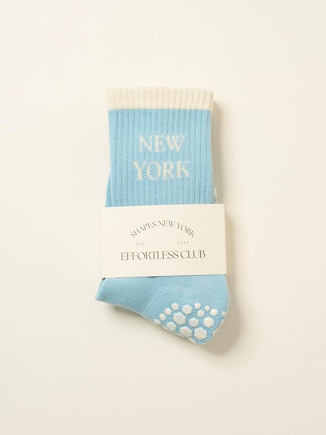 Crew Half Calf Grip Socks, Cutest Fruits Pilates Socks, Ruffle socks, Non-Slip, Barre Yoga Fitness