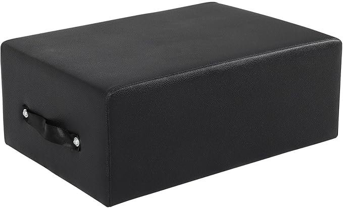 GCCSJ Pilates Box for Reformer Workouts, Portable Pilates Sitting Boxs for Pilates Reformer/Board Use, Non-Slip Memory Foam, Home Gym Pilates Accessories for Stretch/Balance, 300LBS Capacity