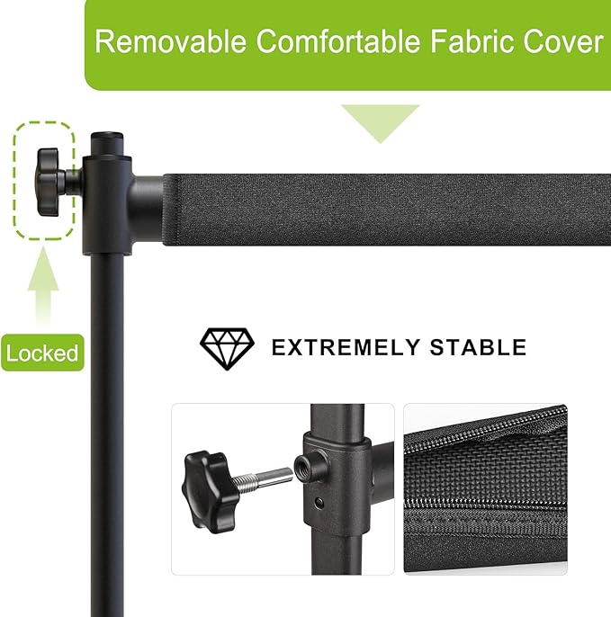 SELEWARE Height Adjustable Ballet Barre Freestanding Ballet Bar Heavy Duty Dance Bar Support Barre Movements Body Stretch Pull-ups, Sturdy Construction Never Fall Apart, Anti-Slip