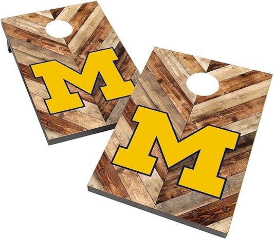 College Team Cornhole Boards, 2x4 Bag Toss Game Set, Officially Licensed Cornhole Game, Perfect for Tailgates