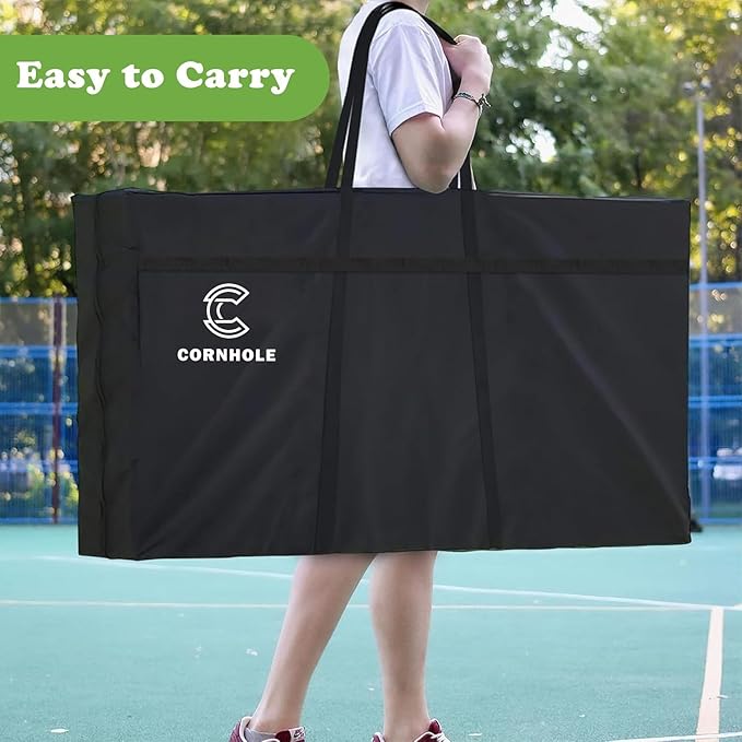 Cornhole Carrying Case, Regulation Size Cornhole Board Carrying Case for Travel, Cornhole Carrying Bag Fits 4’x2’ Board, Easy to Carry