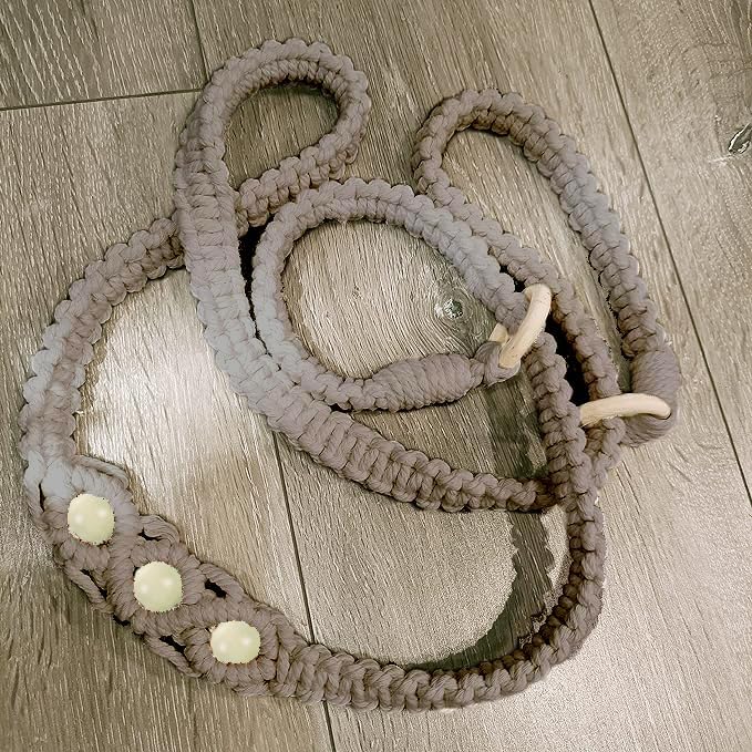 kiido Macrame Yoga Mat Carrying Strap [MAT NOT Included], Hand Woven Multi-Purpose Strap/Carrier
