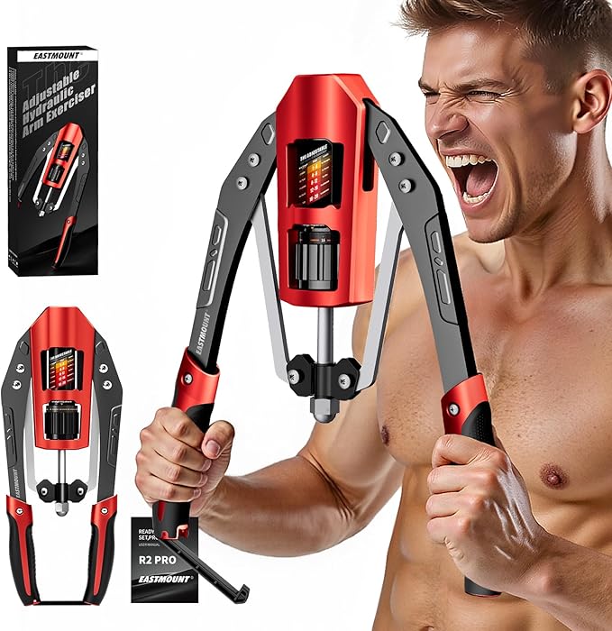 EAST MOUNT Twister Arm Exerciser - Adjustable 22-440lbs Hydraulic Power, Home Chest Expander, Shoulder Muscle Training Fitness Equipment, Arm Enhanced Exercise Strengthener