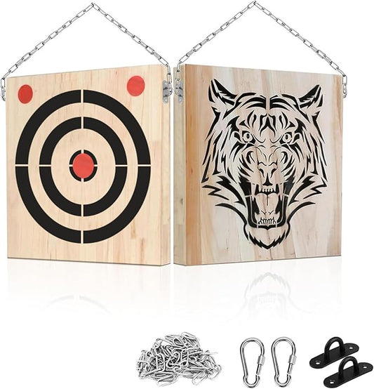 Axe Throwing Wooden Target with Handles (Axe Target)