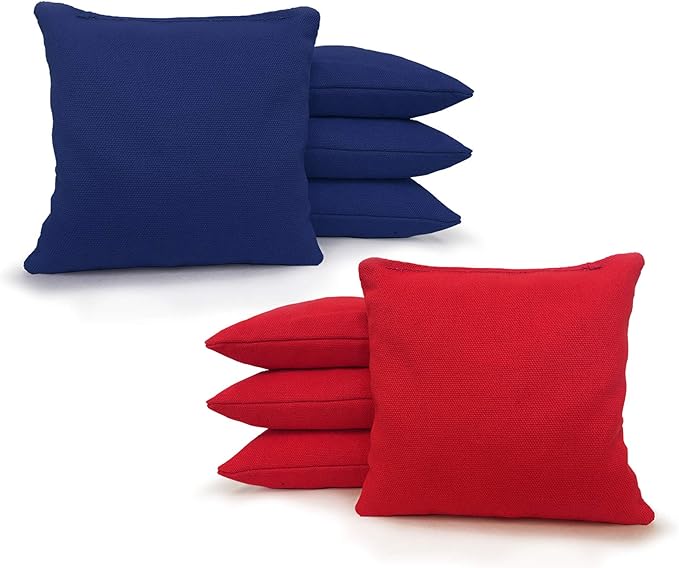 Tailgating Pros American Themed Lightweight Corn Hole Board Set w/Multicolored Built-in LED Lights, Bean Bags and Carrying Case - 4'x2' Cornhole Toss