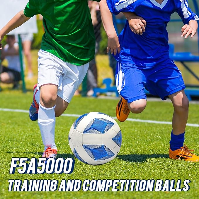Soft PU Leather Soccer Ball, Indoor Outdoor Team Sports, Training Practicing Game Match Soccer Ball Gift for Adult Youth, 1pcs