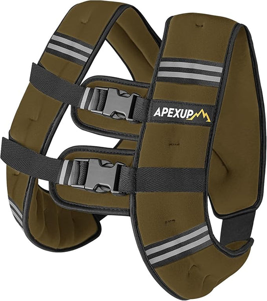 APEXUP Weighted Vest Men Women, Weight Vest for Women Workout Equipment for Strength Training Running