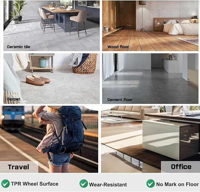 Ab Roller Wheel, Abdominal Wheel for Abdominal Exercise Machine, Arespark Home Gym Equipment for Core Workout, No Noise Ab Roller Exercise Equipment with Knee Mat and Foam Handle