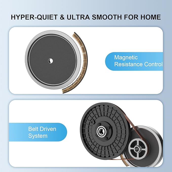 Elliptical Exercise Machine for Home,3-in-1Compact Training Machines with 16 Resistance Levels,14LB Flywheel,Low Impact Magnetic Cross Trainer,Quiet Portable Elliptical for Seniors&Small Spaces