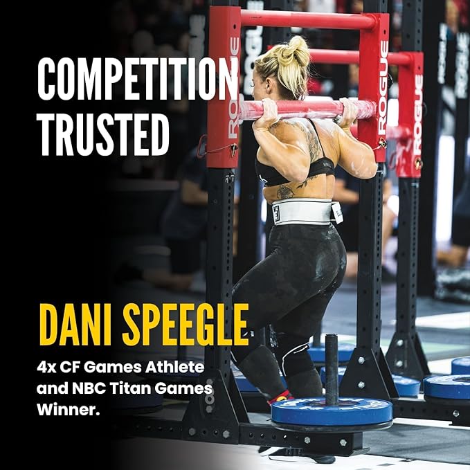 Element 26 Self-Locking Weight Lifting Belt - Premium Weightlifting Belt for Serious Functional Fitness and Olympic Lifting Athletes - Lifting Support for Men and Women - Deadlift Training Belt