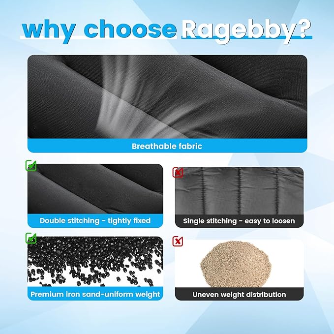 Weighted Vest, 6lb/8lb/12lb/16lb/20lb/30lb for Men, Women with Reflective Stripe, Weight Vests Adjustable for Workout, Strength Training, Running, Fitness, Muscle Building, Weight Loss