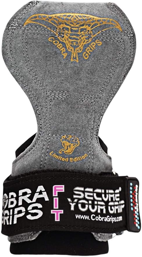 Cobra Grips PRO Weight Lifting Gloves Heavy Duty Straps Alternative Power Lifting Hooks for Deadlifts Adjustable Neoprene Padded Wrist Support Bodybuilding