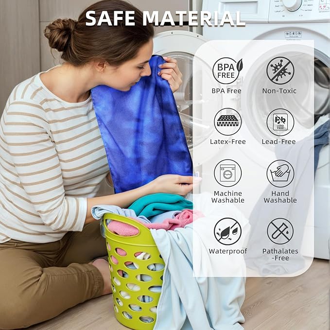 Wet Bag, Wet Dry Bag, Wet bag for swimsuit,Travel, Beach, Pool, Diapers, Dirty Yoga Gym Clothes, Waterproof Embedded Towel Wet Bag(Fleece)-Leakproof Wet Clothes Bag, Beach Travel Essentials