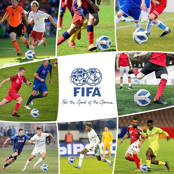 Soft PU Leather Soccer Ball, Indoor Outdoor Team Sports, Training Practicing Game Match Soccer Ball Gift for Adult Youth, 1pcs