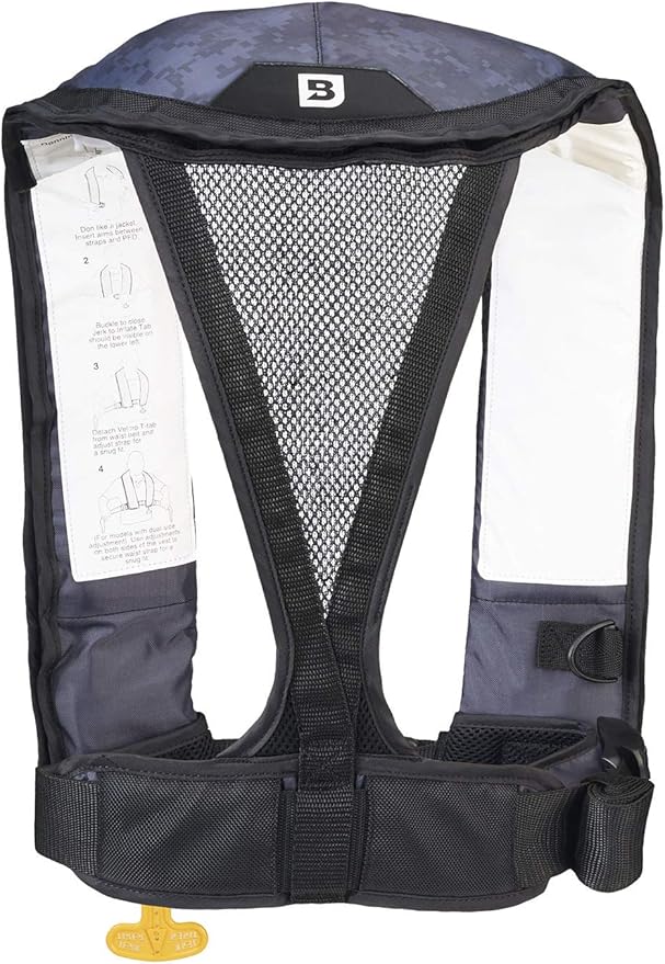 BLUESTORM Atmos 40 Automatic/Manual Inflatable PFD Life Jacket for Adults | US Coast Guard (USCG) Approved Life Vest