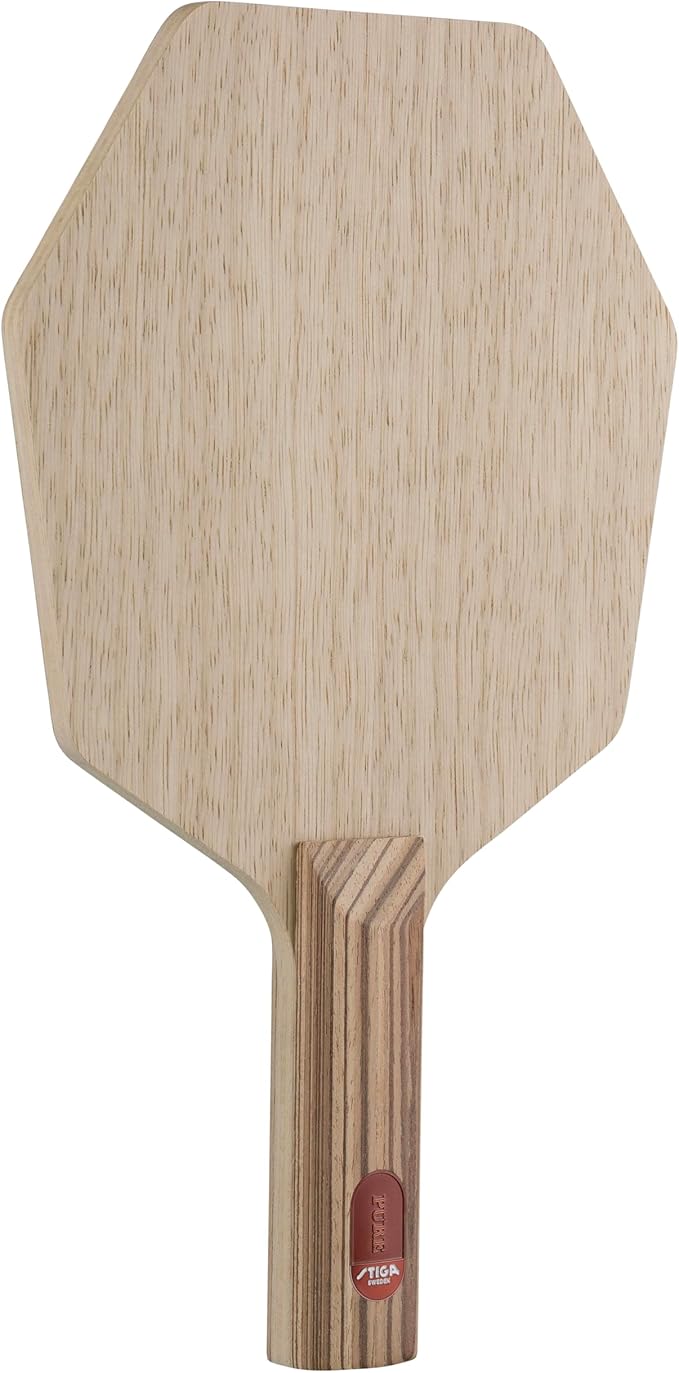 STIGA Pure Table Tennis Wood - Professional Offensive Table Tennis Wood Blade - 7 Layers of Pure Wood for Maximum Control, Precision and Power - Made in Sweden