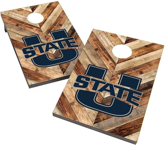 College Team Cornhole Boards, 2x4 Bag Toss Game Set, Officially Licensed Cornhole Game, Perfect for Tailgates