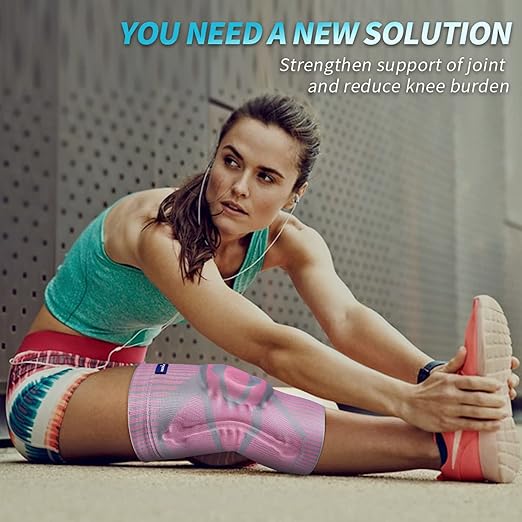 NEENCA Knee Brace for Knee Pain Relief, Medical Knee Support with Patella Pad & Side Stabilizers, Compression Knee Sleeve for Meniscus Tear, ACL, Arthritis, Joint Pain, Runner, Sport- FSA/HSA APPROVED