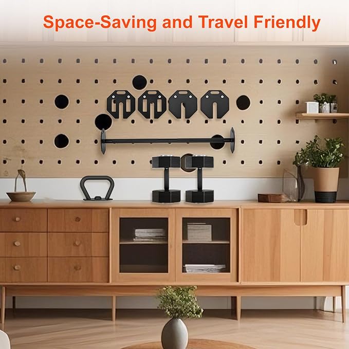 Adjustable Dumbbell Sets 160LBS/180LBS Durable Steel Build, Free Weights Dumbbells Set with Barbell/Kettlebell Handle Sets 3-in-1 Multifunctional Dumbbell Fitness Exercises for Home Gym Suitable Men/Women 80LB/90LBX2