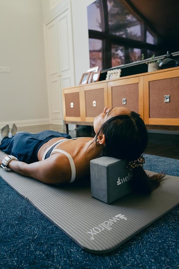Supportive Yoga Block Non-Slip EVA for Yoga, Pilates, Stretching, and Meditation (4"x6"x9")