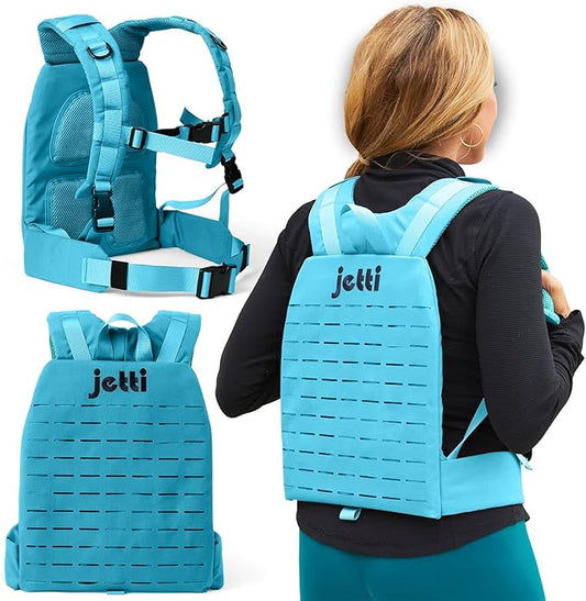 Weighted Vest for Women & Men - 7lb Adjustable Weighted Vest for Walking, Running & Workouts - Evenly Distributed Weight for Comfort & Performance, Includes Carry Pack & Starter Plate