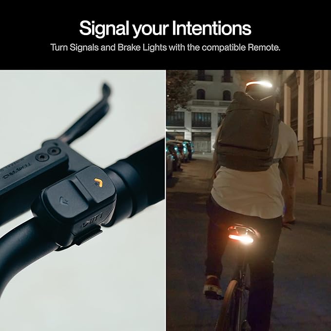 UNIT 1 Smart Light | Wireless LED Turn Signals & Brake Light | USB-C Rechargeable | Magnetic Mount | Nav Remote Compatible | App-Controlled Visibility via iOS & Android